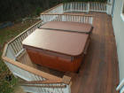 ipe hot tub deck